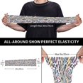 thumbnail image 2 of Sun Protection Arm Sleeves for Men Women, abstract colorful zebra print Sleeves to Cover Arms with Thumb Hole Cooling Sleeve, 2 of 6