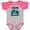 Baseball Heather and Hot Pink, variant on Inktastic Snowboarding Future Snowboarder Boys or Girls Baby Bodysuit