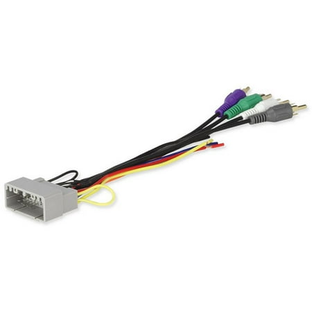 Scosche CR05B 2002 - 07 Chrysle Dodge Factory Amplified System Connector Power 4-CH RCA Inputs,