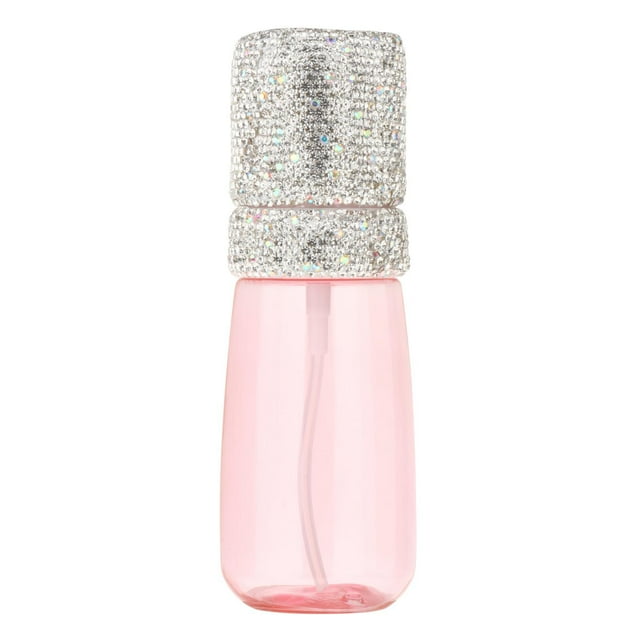 Milaget Perfume Bottle 60ml Decorate Makeup Tool Small Empty Retro Lightweight Trip Pump Pink