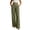 Army Green, variant on Women's Loose Casual Pants, Ultra Soft & Flowy Fabric, Draped Comfort Long Trousers White L