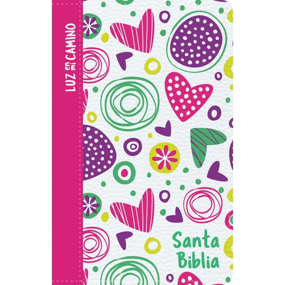 NVI Biblia Luz En Mi Camino Corazones, Multicolor SÃ­mil Piel, (Hardcover)