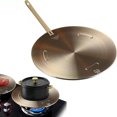 thumbnail image 1 of Heat Diffuser for Gas Stove, NISPOTDOR Induction Cooktop Adapter Plate, Heavy Duty Simmer Plate Induction Converter Disk with Detachable Handle 28cm, 1 of 7