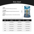 thumbnail image 5 of Womens Workout Tank Tops, Monk Walking On Water Racerback Tank Tops Quick Dry Vest Sleeveless Athletic Yoga Gym, 5 of 7