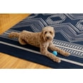 thumbnail image 4 of Linon Outdoor Washable Area Rug Collection, Navy and Ivory, 5' x 7', 4 of 8