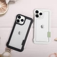 thumbnail image 4 of Compatible with iPhone 14 Pro Max Bumper Frame Case Frameless Cooling Heat Dissipation No Backplate Protection Fashion Shockproof Cover for Girls Women Man White, 4 of 7