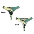 thumbnail image 3 of Balery Bull Charging Through Waves Tangas de Algodón para Mujer con Estampado – Ropa Interior Sexy, Transpirable, G-string-Large, 3 of 6