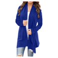 thumbnail image 1 of Cardigan Ouvert pour Femmes Manches Longues Léger Cardigan en Tricot Habillé Veste Décontractée d'Automne, 1 of 6