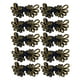 thumbnail image 1 of Conjunto de 10 botones de rana china, accesorios de zapatos para manualidades Negro, 1 of 8
