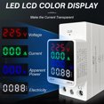 thumbnail image 4 of Digital Color Display AC Current and Voltage Meter 35mm Guide Rail Mounting Multifunction Meter Electricity Measurement Device with Energy Zeroing Function, 4 of 9