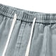 thumbnail image 5 of Mens Casual Pantalones Cortos Color Sólido Elástico Cintura Cordón Denim, Algodón Ligero para el Aire Libre Y Uso Diario, 5 of 9