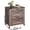 Dark Brown, variant on DEVAISE Lateral File Cabinet with Lock, 2 Drawers & Charging Station, Farmhouse Wood Printer Stand with Large Storage, Fits A4/Letter/Legal Hanging Files, Oak