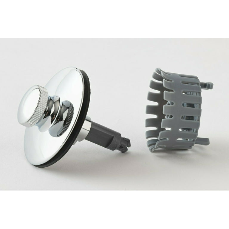 Drain Buddy Deluxe: 2 in 1 Bathtub Drain Stopper Strainer with Hair Catcher  1.5”
