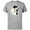 Athletic Heather, variant on Star Wars Princess Leia Ready to Fight - Short Sleeve Cotton T-Shirt for Adults - Customized-Black