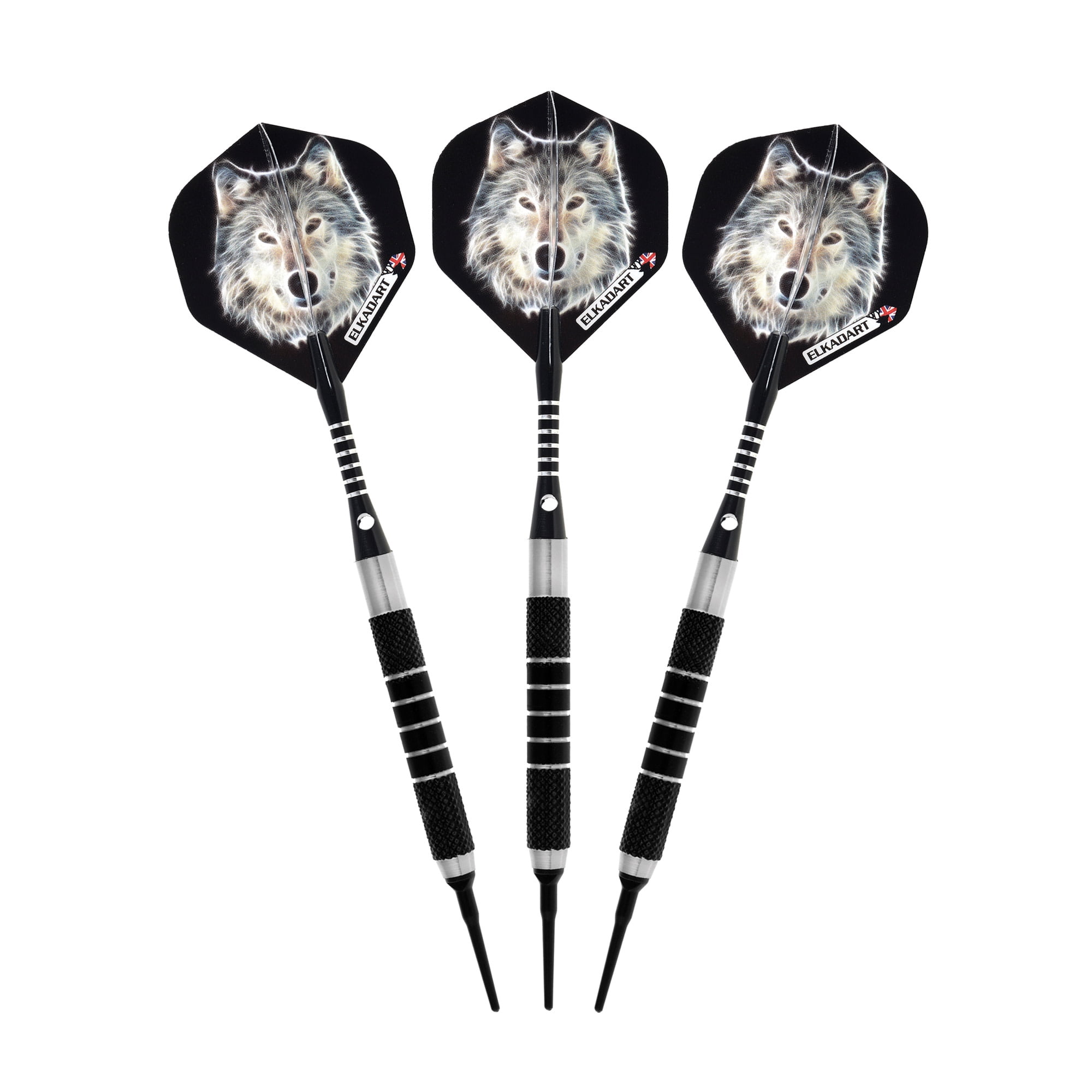 Elkadart Lone Wolf Soft Tip Dart Set, 18 Grams