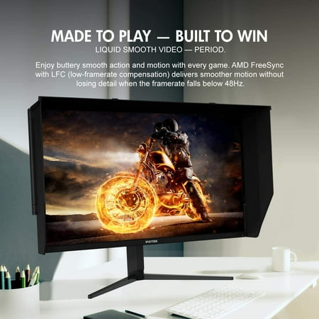 VIOTEK GFI27XQA 27” IPS 4K 120Hz (144hz Overclocked) G-Sync Ready, FreeSync Gaming Monitor - 3 Year Warranty (HDMI, DP) - Black