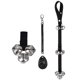 thumbnail image 2 of 7 campanas ajustables para perros para entrenamiento y clicker de entrenamiento, color plateado, 2 of 4
