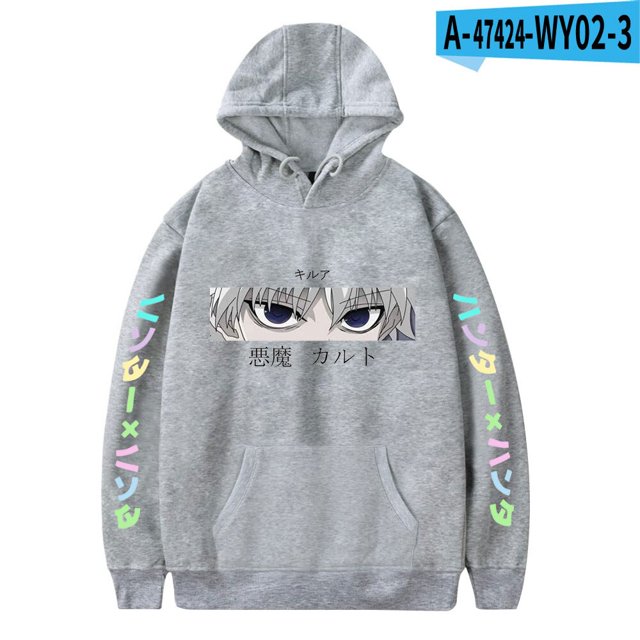Full-time Hunter Hisoka Anime Surrounding Loose Plus Size Hooded Sweater Sweatshirt Fall Winter Student Style