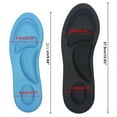 thumbnail image 3 of 50 Pairs Massage Insoles Flat Feet Arch Support Memory Foam Women Insole Shoe Pad Moisture Wicking Anti-odor, 3 of 8
