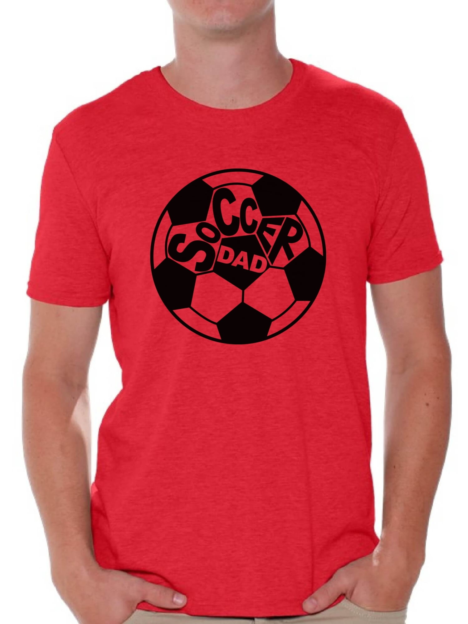 Awkward Styles Men's Soccer Dad Graphic T-shirt Tops Father's Day Gift Idea  Soccer Day Sports Dad - Walmart.com