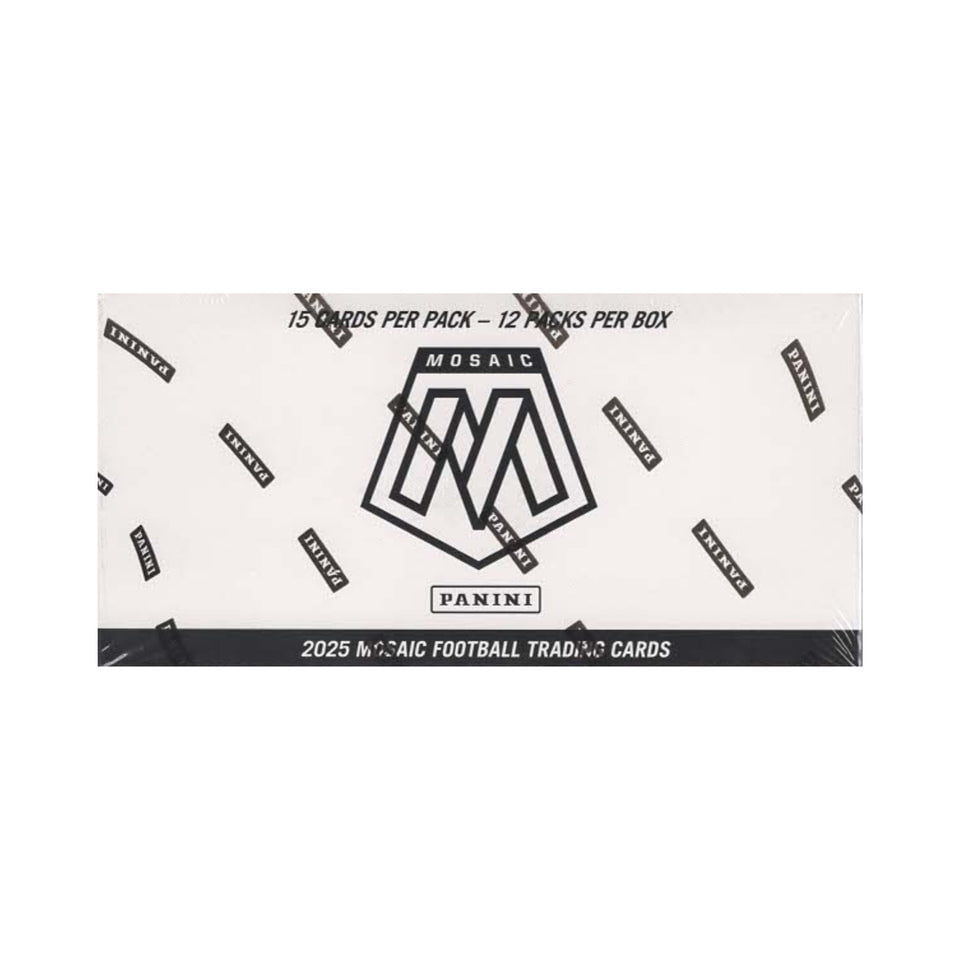2025 Panini Mosaic NFL Football 15ct Fat Value Pack Box