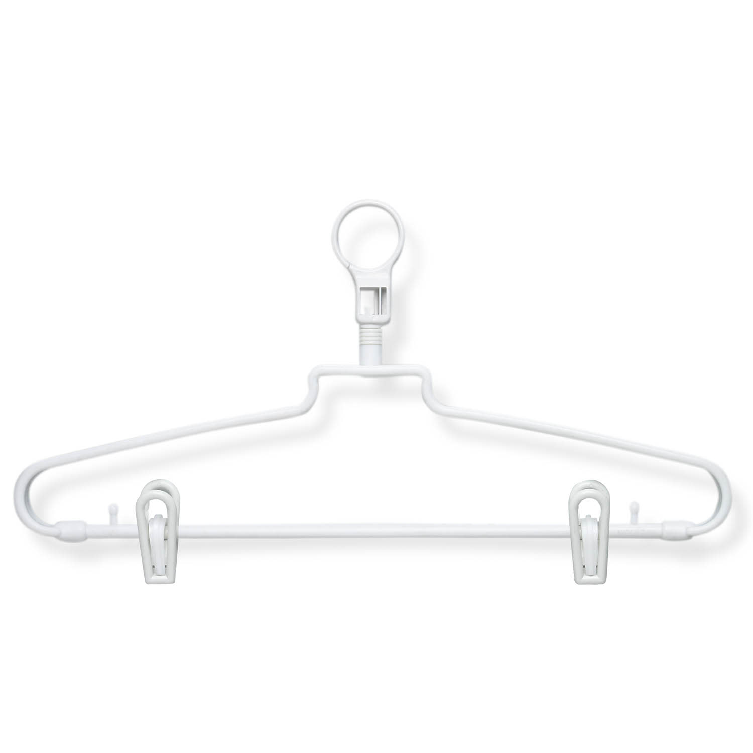 Honey Can Do Hotel Hangers with Security Loop and Clips, 72Pack