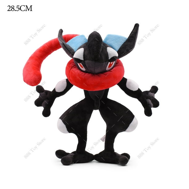 Juguetes de peluche de Pokémon Greninja, muñeco de peluche suave de pie de Greninja brillante de Anime, adorno de colección, regalo de Navidad para niños