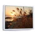 thumbnail image 2 of Designart "Sunset Breeze on the Beach II" Nautical & Beach Floater Framed Wall Art Living Room, 2 of 7