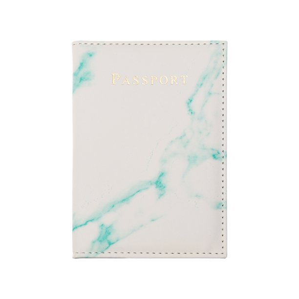 Fashion Cute Marble Pattern Passport Cover huangjie unisex