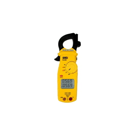 UEi DL569 - Dual Display Clamp Meter with Test Lead Storage (400A)