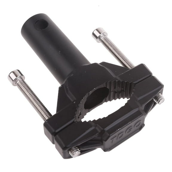 Yammee Motorcycle Black Turn Signal Clamps Headlight Mount Bracket Bumper Modified Light Extension Bracket Clamp