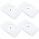 thumbnail image 1 of 4-Pack Wall Cup Protectors for Baby Gates, Enhances Stability of Pressure-Mounted Gates (White), 1 of 5