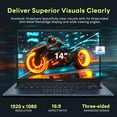 thumbnail image 4 of ASUS Vivobook 14" FHD Business Laptop, Intel Core 5 120U, 8GB RAM, 416GB Storage (256GB SSD+160GB Docking Station Set), Intel Graphics, Numeric Keypad, HD Camera, Win 11, Blue, 4 of 9