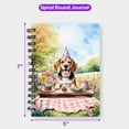 thumbnail image 5 of Happy Mother's Day Beagle with Sweets and Flowers at a Picnic Spiral Bound Journal Beagles Dog Lover Gifts Idea 5x7in Spiral Notebook - 13005, 5 of 5