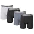thumbnail image 1 of Hanes Mens 4-pk. Ultimate Stretch Boxer Briefs X-Large Black/grey, 1 of 2