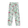 thumbnail image 5 of Xecao Bunny And Rose Men's Straight Lounge Pajama Pants: The Ultimate in Comfortable Sleepwear, 5 of 9