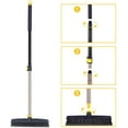 Eyliden Push Broom Brush Stiff Bristles 54in Long Adjustable Handle