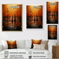 thumbnail image 4 of Designart "Tribal Ancient African Traditions I" African Tribal Floater Framed Canvas Wall Art, 4 of 7