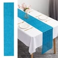 thumbnail image 2 of Panxico Table Cloth Square Sequin Tablecloth 11.8''X78.7'' Glitter Sequin Sequin Fabric Tablecloth Shiny Tablecloth Cover For Birthday Wedding Party Tablecloth L, 2 of 7