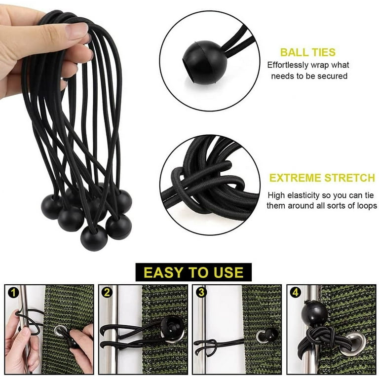 9 inch heavy duty ball bungee cords sale