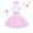 c-Pink, variant on Toddlers Dresses Kids Girls Easter Outfit Bunny Holiday Party Tutu Dress and Rabbit Ears Headband Tails Dress Up Girl Party Dress Kids 3-4 Years