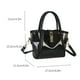 thumbnail image 5 of Bolsa bandolera de moda de gran capacidad con asa superior para mujer (negro) JShteea Para Estrenar, 5 of 9