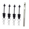 thumbnail image 3 of 4 piezas/20 piezas de fácil instalación con retenedor de goma flexible para clips de carrocería RC 4pcs, 3 of 9