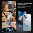 thumbnail image 3 of for iPhone 14  Case, iPhone 13 Case with Invisible Stand [Compatible with Magsafe], Full Body Protective Cover Slim Shockproof Kickstand Phone Case for Apple iPhone 13/14 6.1", Clear, 3 of 17