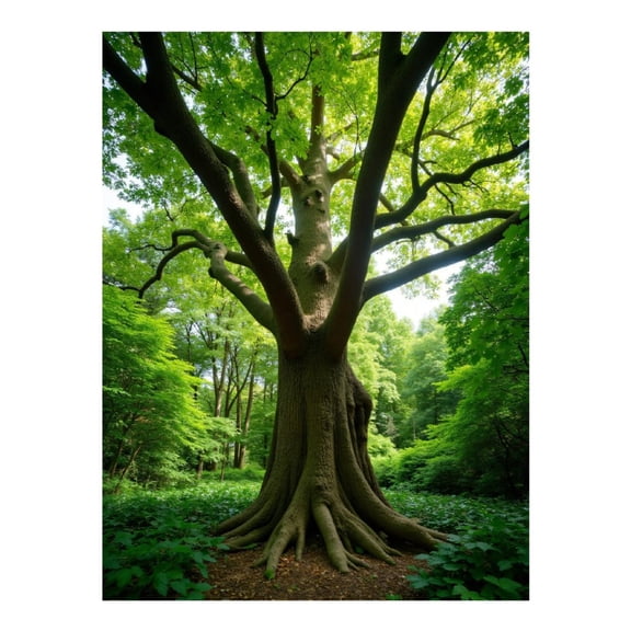 Diamond Art Kit for Adults, Majestic Tree Forest Canopy Greenery Diamond Painting for Adults Beginners, DIY Diamond Art Painting Kits, 5D Diamond Painting Crafts for Home Decor 12x16 Frameless