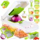 thumbnail image 1 of Picadora de verduras, picadora de cebolla profesional, picadora de alimentos multifuncional 14 en 1, cortadora de verduras de cocina, picadora de verduras con 8 cuchillas, picadora de zanahoria y ajo, 1 of 8
