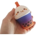 thumbnail image 5 of 3 Different Size Bubble Tea Drink Slow Rise Squishy Toys - Memory Foam Party Favors, Fidgets, Prizes, OT (RANDOM COLORS), 5 of 8