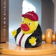 thumbnail image 3 of Pato de goma Trump juguetes de baño para bebé mercancía Trump pato divertido de juguete para regalo de niños, 3 of 6