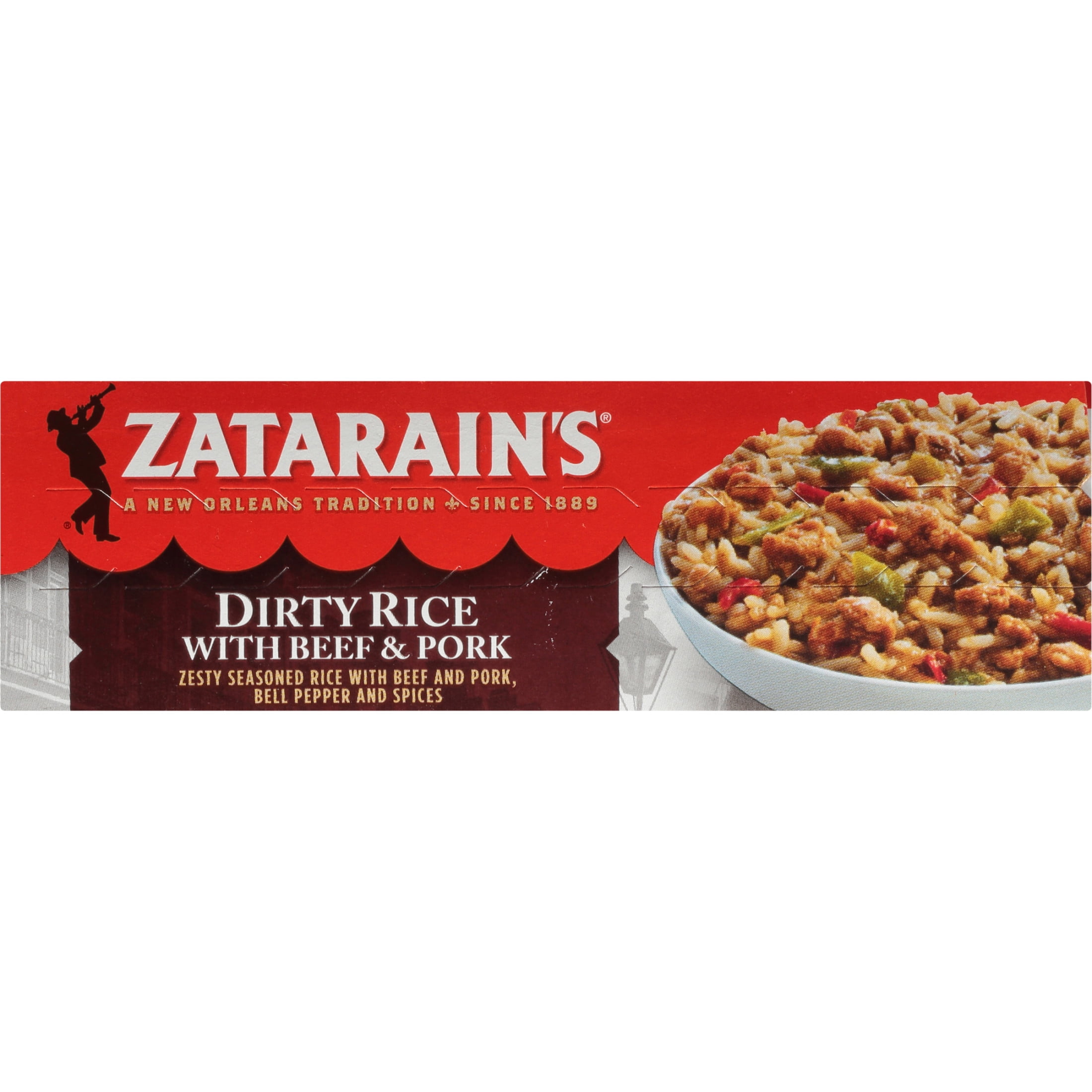 Zatarain's Frozen Dirty Rice With Beef And Pork, 10.0 oz Box
