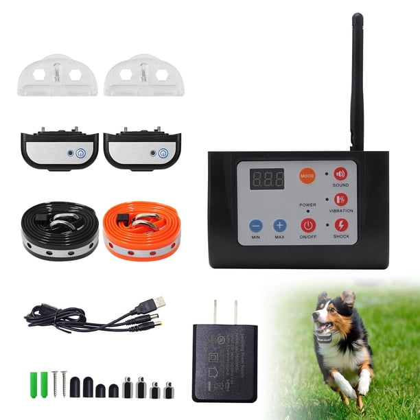 Wireless Dog Fence, Intelligent 2 in 1 Dog Training & Outdoor Wireless
